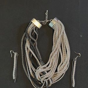 Beautiful necklace and earring set